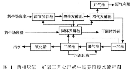 兩相厭氧—好氧工藝處理奶牛場(chǎng)養(yǎng)殖廢水