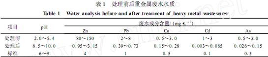 株洲冶煉廠一期重金屬?gòu)U水處理工程